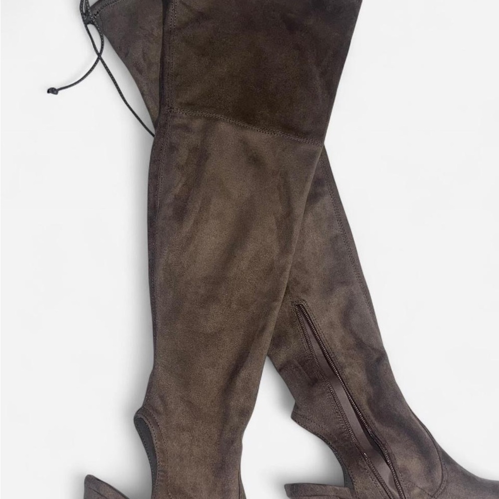 Wild Diva Dark Brown Over-the-Knee Boots
